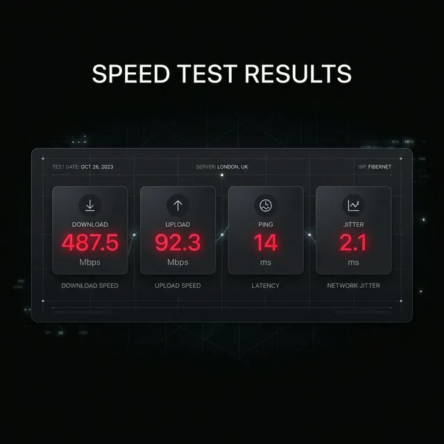 How to read speed test results: Download, upload, ping, and jitter metrics